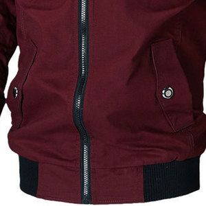 Chaqueta de chaleco de alta calidad para hombre, cómoda, cálida para invierno, personalizada con cuello levantado, bordado de microetiquetas, venta al por mayor - Product Image 3
