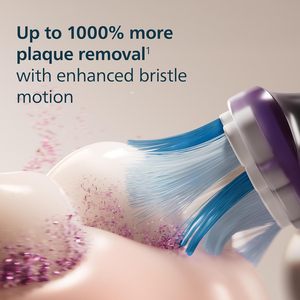 Têtes de brosse à dents électriques de rechange authentiques Philips Sonicare G3 Two-in-One, noires, lot de 4, pour une utilisation d'un an, HX9054/95 - Product Image 4