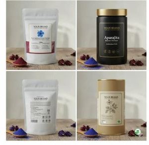 Poudre d'Aparajita de qualité supérieure pour l'exportation, poudre d'Aparajita de qualité nutraceutique, poudre d'Aparajita naturelle pour la détoxification - Product Image 3