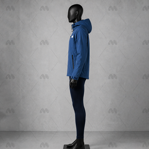 Veste softshell imperméable pour femme, personnalisable OEM, à capuche, coupe-vent, doublée polaire, fermeture éclair intégrale, pour le golf, la randonnée et les activités de plein air - Product Image 5