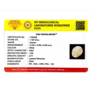 Perla Keshi - Perla Natural Suelta de 5.8 Quilates, Color Blanco/Rosa/Dorado, Forma de Patata de 5-6mm, para Joyería o Fabricación de Joyas - Product Image 4