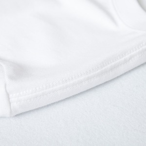Camiseta informal de manga corta para hombre, 100% algodón, tela de punto de alta calidad, secado rápido, cuello redondo, impresión Digital sólida, diseño en blanco - Product Image 6