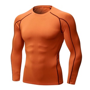Short Sleeve Compression Rash Guard Spandex/Polyester Moisture-Wicking Comfortable for Men's All Seasons - Product Image 6