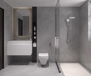 Muestra gratis de azulejos de porcelana esmaltada mate de diseño moderno gris claro 600x600 estilo de aspecto de piedra de Vietnam - Product Image 3