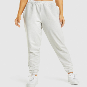 Pantalones Deportivos Casuales de Pierna Ancha, Cintura Alta, Transpirables, Suaves, con Logotipo Personalizado, Diseño Formal de Lana con Frente Plano y Cintura Media - Product Image 1