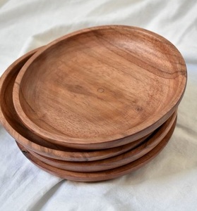 ถาดไม้อะคาเซียสำหรับสับพิซซ่าเค้กผลไม้ถาดเสิร์ฟกาแฟและชาสุดสร้างสรรค์ที่บ้านและปาร์ตี้ - Product Image 2