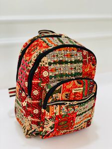 2025 à la mode voyage couche sac à dos grande capacité matelassé coton imperméable Logo personnalisé avant côté fermeture éclair poches pour - Product Image 3