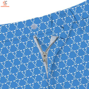 Pantalones cortos de golf XS para hombre, de secado rápido, que absorbe la humedad, antiarrugas, con logotipo personalizado medio, patrón de algodón, Color sólido, entrenamiento informal, uso en el gimnasio - Product Image 3