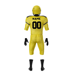 01-Precio al por mayor MOQ bajo Camiseta de fútbol americano transpirable Primera calidad Ropa de equipo cómoda Uniforme de fútbol americano - Product Image 4