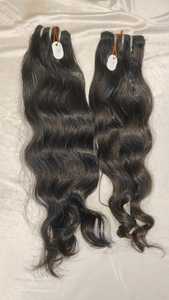 Extensiones de cabello humano rizado natural de un solo donante, máquina de templo indio de alta calidad, precios al por mayor - Product Image 2