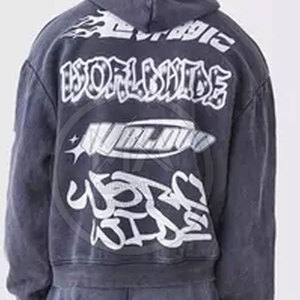 Survêtements d'hiver pour hommes à logo personnalisé, les plus vendus, deux pièces, respirants, 100 % coton, légers, manches longues pleine longueur - Product Image 4