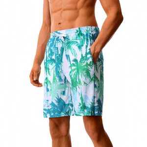 กางเกงขาสั้นชายหาดผ้าคุณภาพสูง ขายส่ง เป็นมิตรกับสิ่งแวดล้อม ระบายอากาศได้ดี กันยับ แห้งเร็ว สีพื้น เอวสูง สำหรับใส่หน้าร้อน - Product Image 6