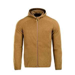Sweat à capuche zippé double fermeture éclair en polaire 400 g/m² pour homme, en coton mélangé épais, coupe oversize, broderie personnalisée - Product Image 1