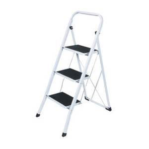 Sgabello Salvaspazio in Acciaio a 3 Gradini - Product Image 1