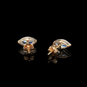 Pendientes de Diamantes Cultivados en Laboratorio con Corte Asscher y Engaste de Bisel de 4.00 CTW, Oro Sólido de 14K, Pendientes de Diamantes Minimalistas para Mujer - Product Image 2