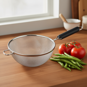 Stainless Steel <b>Colander</b> (20cm) with Double Mesh 14250200IVV Model by Ilsa - Product Image 3