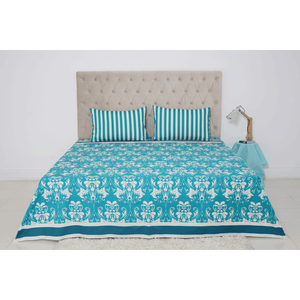 Ensemble de couette King Size Bohème Bleu, style exotique et spirituel pour votre chambre - Product Image 4