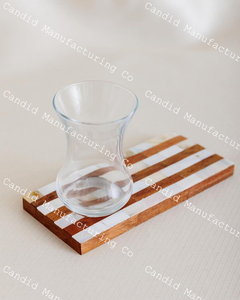 Bandeja de Nácar Negro para Servir Botellas y Jugos para Cocina del Hogar por Candid Manufacturing Co - Product Image 2