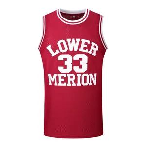 Edición de la Escuela Secundaria Kobe University 33 #   Camiseta de Baloncesto Bordada Roja y Blanca, Uniformes de Baloncesto Retro, Ropa Deportiva - Product Image 4