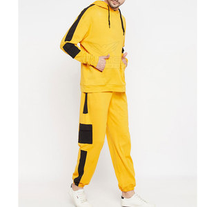 Chándal de gran tamaño de alta calidad para hombre 2025 con manga larga y cuello con capucha, patrón sólido de moda para uso informal en invierno - Product Image 4