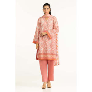 IUSTKSD-2018 Conjunto de traje de jardín estampado de 3 piezas para mujer - Product Image 6