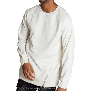 เสื้อสเวตเตอร์ผ้าฝ้ายโอเวอร์ไซส์สำหรับผู้ชายเสื้อสเวตเตอร์ผ้าฟลีซคอกลมผ้าคอตตอน100% ขนาดใหญ่ออกแบบได้ตามต้องการสไตล์ลำลอง - Product Image 5