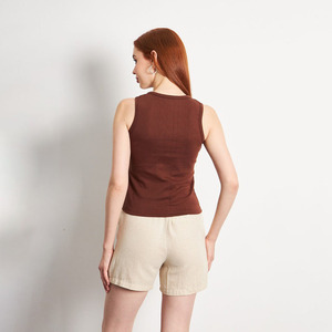 Camiseta sin mangas con diamantes de imitación y protección para mujer OEM - Product Image 3