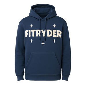 Vente en gros de coton lourd personnalisé de haute qualité pour sweat à capuche à impression bouffante meilleur design court col à capuche pour hommes techniques lavées - Product Image 1