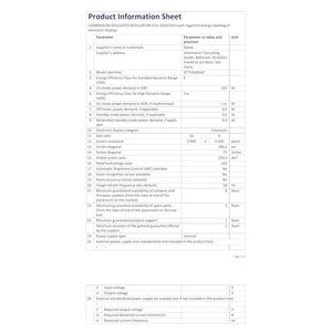 75-Inch Outdoor Smart LED <b>TV</b> 4K UHD 2000 Nit Ultra Bright Full Sun Readable Weatherproof with Built-in Voice Assistant - Product Image 1