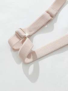 Sujetador sin aros personalizado de fábrica para mujer, almohadillas para sujetador de inmersión con correa ancha, Sujetador de copa triangular de cobertura completa, logotipo tejido - Product Image 5