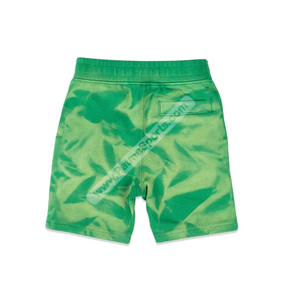 Fabricant de haute qualité lavage à l'acide personnalisé vert short de sueur pas cher prix personnalisé lavage à l'acide short de sueur broderie - Product Image 2