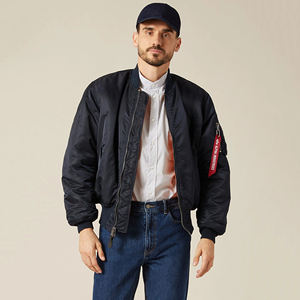 Blouson aviateur MA-1 pour homme, moto, haute qualité, toile imperméable, séchage rapide, respirant, écologique, tendance 2025 - Product Image 1
