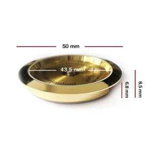Hygromètre analogique pour humidificateur, cadran en métal doré de 50 mm - Product Image 4