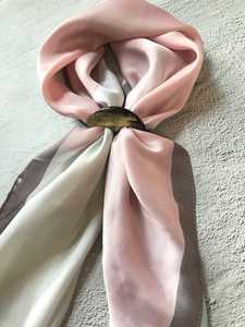 Handcrafted <b>buffalo</b> <b>horn</b> scarf ring with smooth polish, adding soft elegance and secure hold to any scarf. - Product Image 5