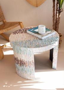 Ensemble de tabourets en nacre époustouflant, meubles d'appoint en nacre, design exquis en incrustation de coquillages, sièges décoratifs de luxe pour l'espace de vie - Product Image 6