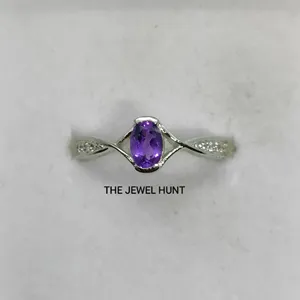 Oval Cut Amethyst Ring For Her, Jewelry Gift For Her, Handmade Ring, Statement Ring, Propose Ring For Her Buy Now 2024