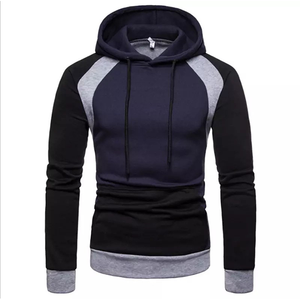 Sweats à capuche pour hommes de qualité supérieure Design personnalisé Respirant Léger Polyester/Coton Tissu Cordon Pull Over pour l'hiver - Product Image 1