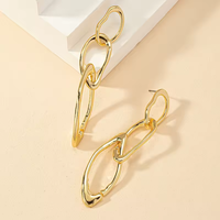 XXX-YYY or couleur exagérer boucles d'oreilles femmes tendance mode personnalité bijoux cadeaux de fête exquis simplicité accessoires