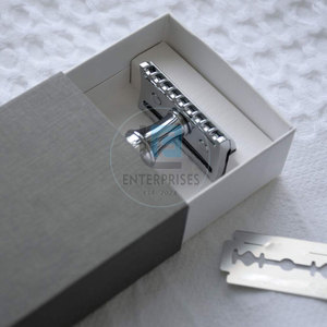 มีดโกนสเตนเลสปลอดภัยใช้ซ้ำได้ดีไซน์ตามสั่ง - Product Image 5