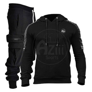 Bajo MOQ invierno con capucha Casual sólido hombres chándal 100% algodón transpirable ligero para venta en línea - Product Image 6