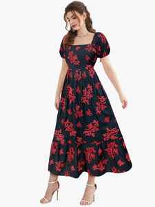 Vestido Largo Kurti Occidental con Estampado Floral, Vestido de Fiesta, Vestido Elegante, Vestido Informal para Uso Diario, Vestido Casual, Kurti Largo - Product Image 5