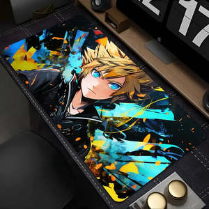 XXL <b>Kingdom</b> Hearts Printed Mouse Carpet Waterproof Desk Mat for Computer Stylish Wireless Charging in Stock! - Product Image 4