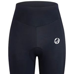 Leggings de cyclisme noirs pour femmes, collants rembourrés pleine longueur, pantalons de vélo confortables et extensibles, vêtements de vélo de route et de vtt - Product Image 4