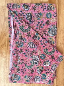 Nouvel arrivage de tissu écologique en coton imprimé floral indigo fait à la main inde naturel léger tissu en coton pour la confection de vêtements - Product Image 3