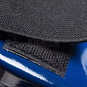 Professional Leather Training Head Guard with Adjustable Straps and High-Density Padding for Martial Arts Safety and <b>Comfort</b> - Product Image 5