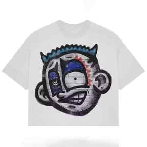 Vente en gros T-shirts vierges anti-shirk premium pour hommes Impression unisexe vierge Logo personnalisé T-shirt 100% coton T-shirt uni pour hommes - Product Image 6