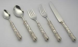 Modern Design Brass <b>Flatware</b> Cutlery Set for Home Restaurant Hotel Fancy Cutlery Sets at Wholesale Price Hot Selling - Product Image 4