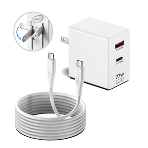 GaN Tech 65W tipo-C caricatore rapido con USB-A adattatore universale per computer portatili tablet telefoni supporta PPS QC PD protocolli di ricarica - Product Image 1