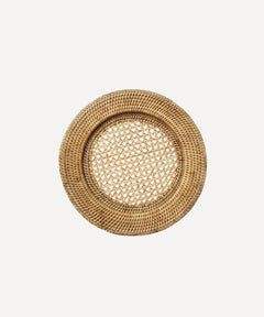 Assiette en rotin élégante avec finition naturelle, parfaite pour les hôtels, les villas, les restaurants et les élégants repas en plein air - Product Image 2