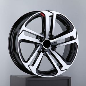 Prêt à expédier 16 <span class=keywords><strong>17</strong></span> <span class=keywords><strong>pouces</strong></span> noir Machine Face PCD 4X108 avec 65.1 roues en alliage à rayons tournants pour <span class=keywords><strong>Peugeot</strong></span> - Product Image 1